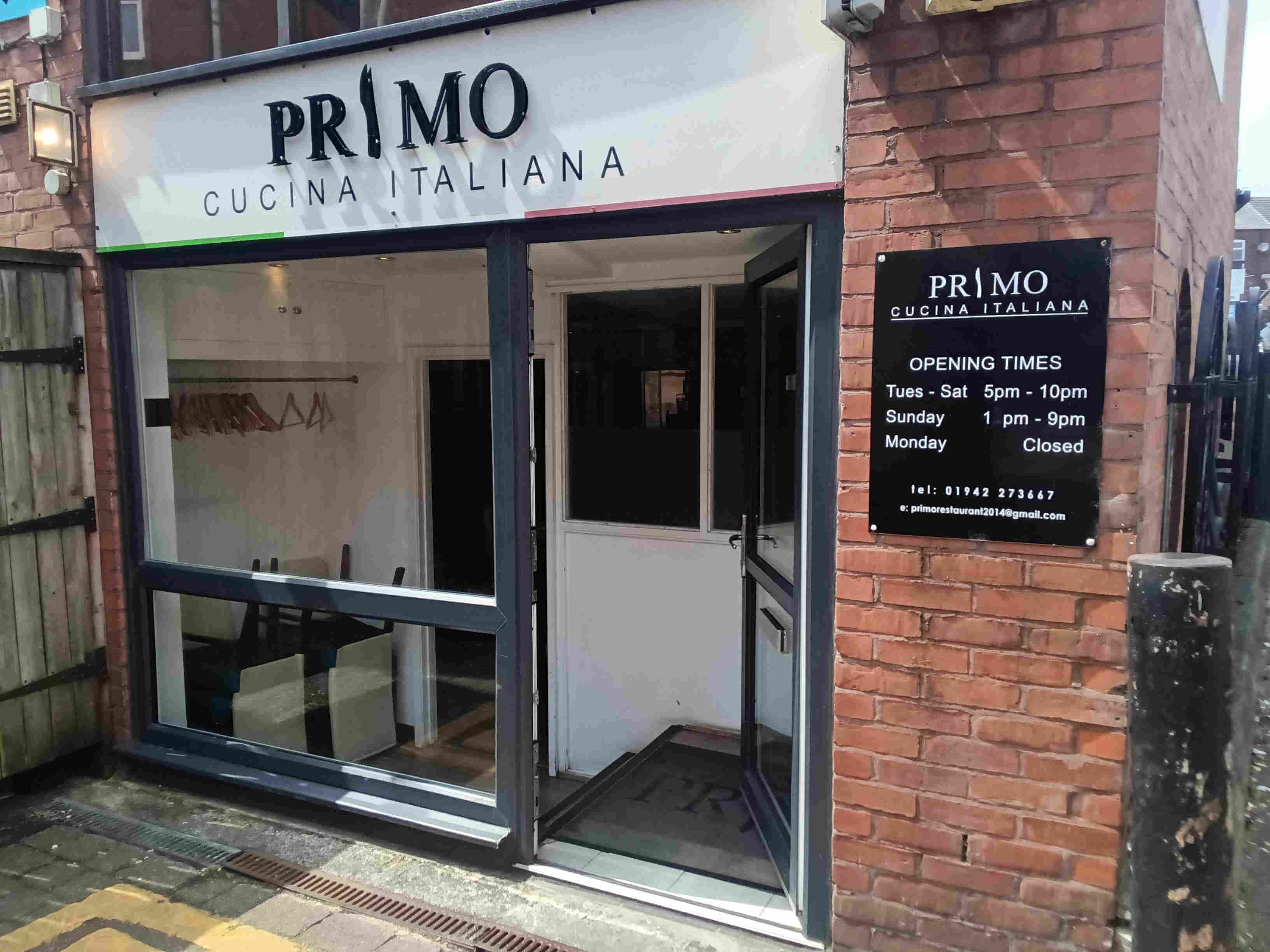 Primo Restaurant - Ashton-in-Makerfield, Greater Manchester